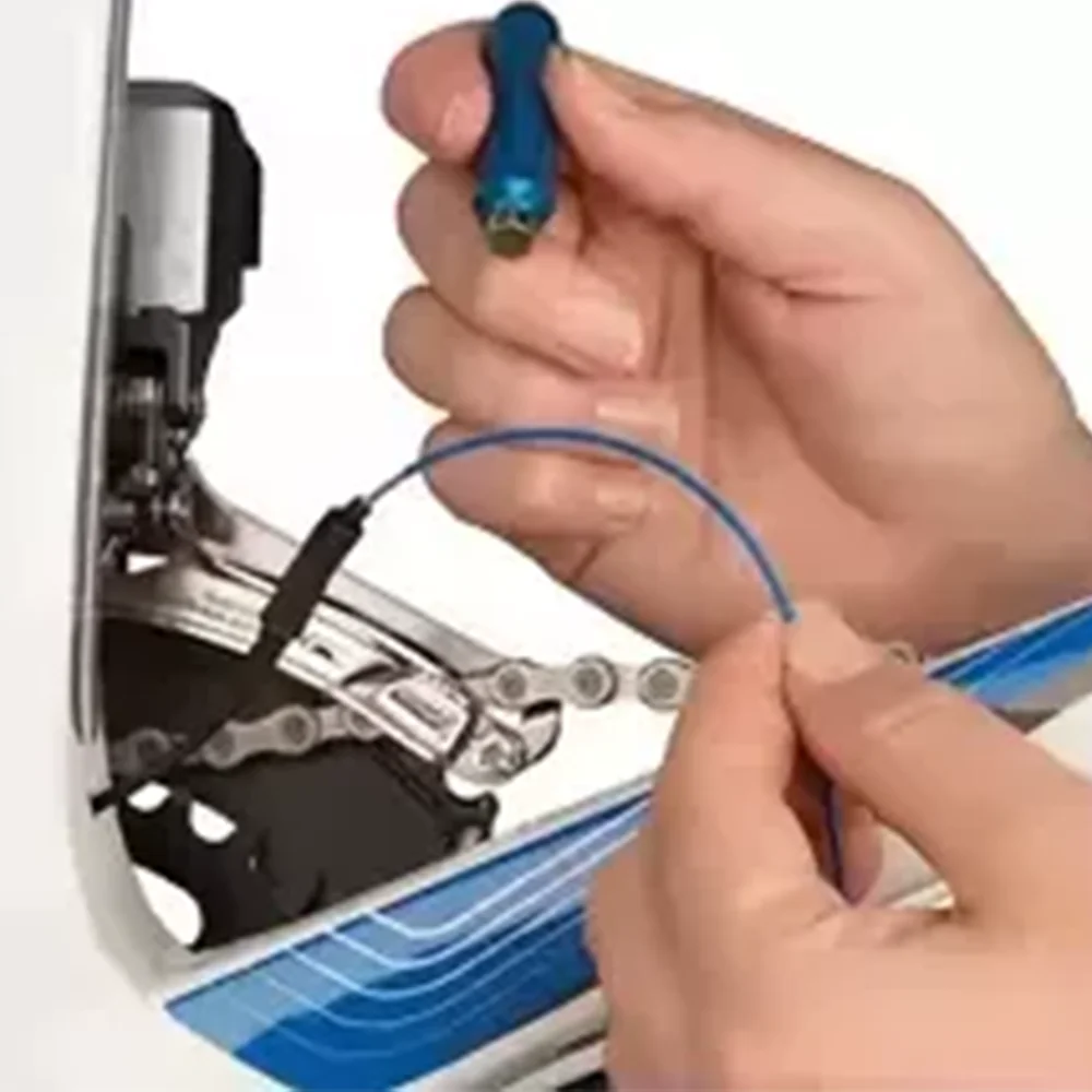 Fahrrad-Kabelführungssatz für den Fahrradrahmen, Tretlager, Pedal, Scheibenbremsbelag-Spreizer, Kettenschleifindikator, Rotor, Zubehör separat erhältlich – Detail 1