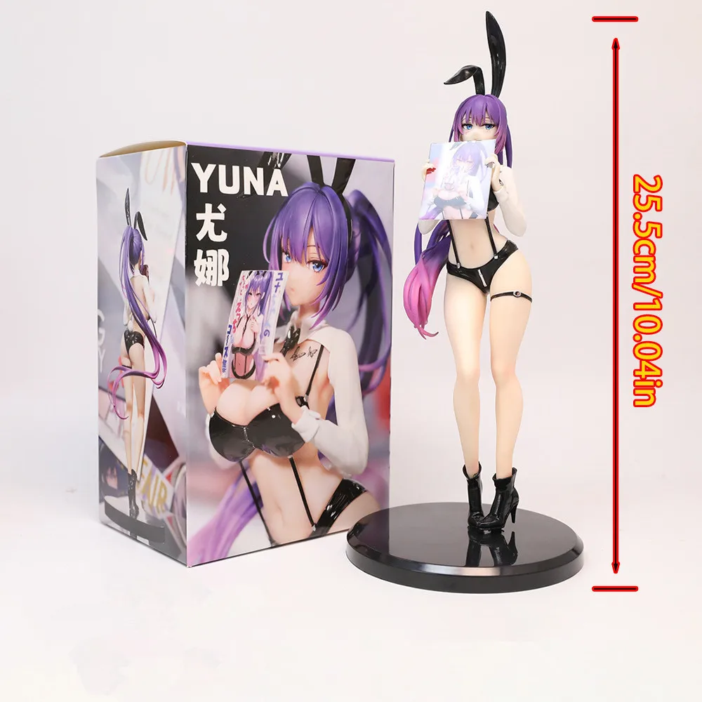 Anime Role Bunny Girl Yuna Pretty Girl Figure Toys Desktop Chassis Ornament Cartoon Peripheral Birthday Gifts