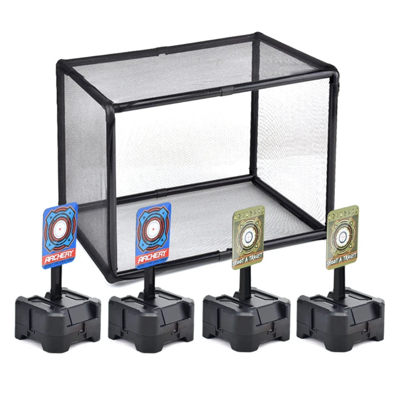 Auto Reset Target Kit For Indoor Outdoor Practice Target Range Black, Durable Fine Workmanship