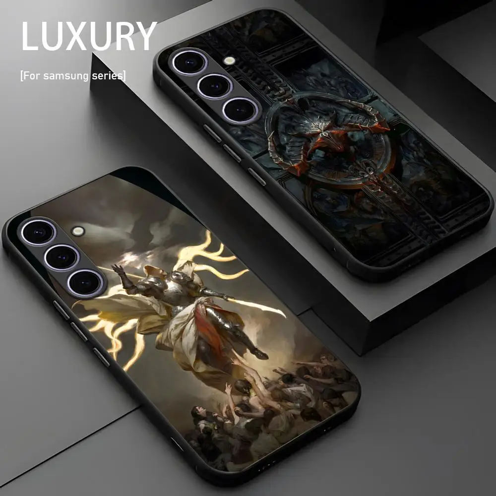 

Diablo IV Game Popular Cool Phone Case For Samsung Galaxy S25 S24 S23 S22 S21 S20 Plus Ultra Note20 Soft Black