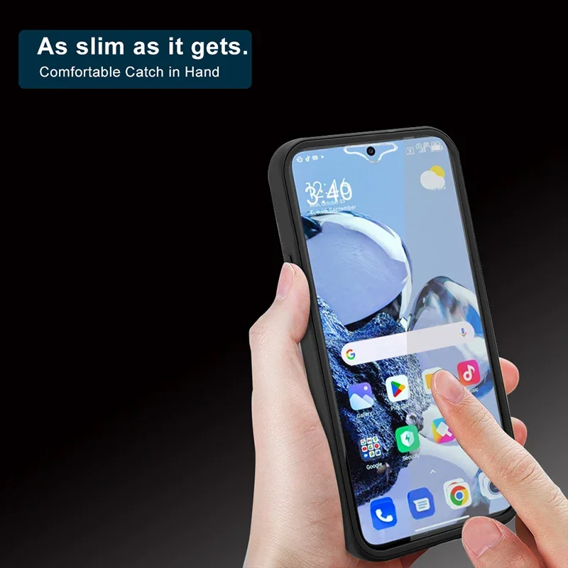 360 Protection Case For Xiaomi Redmi Note 13 12 11 Pro 5G 10 9 9S Redmi 10 10C 12C 13C 4G Shockproof Double Full Body Cover