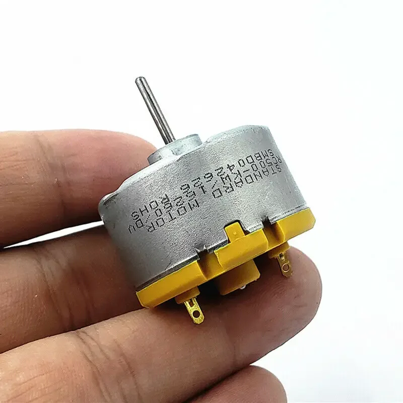 Standard Motor RC500-KW/16260 DC 6V 9V 12V Mini 32mm Diameter Round Spindle Motor Long Shaft for Sweeper Robot Fragrance Machine