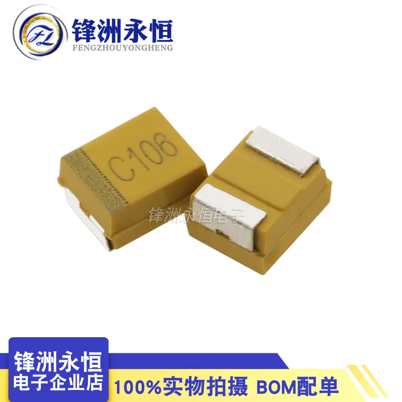 

100Pieces/Lot CASE-B-3528 SMD Tantalum Capacitor Code C106 BType 16V 10UF CA45-B016K106T