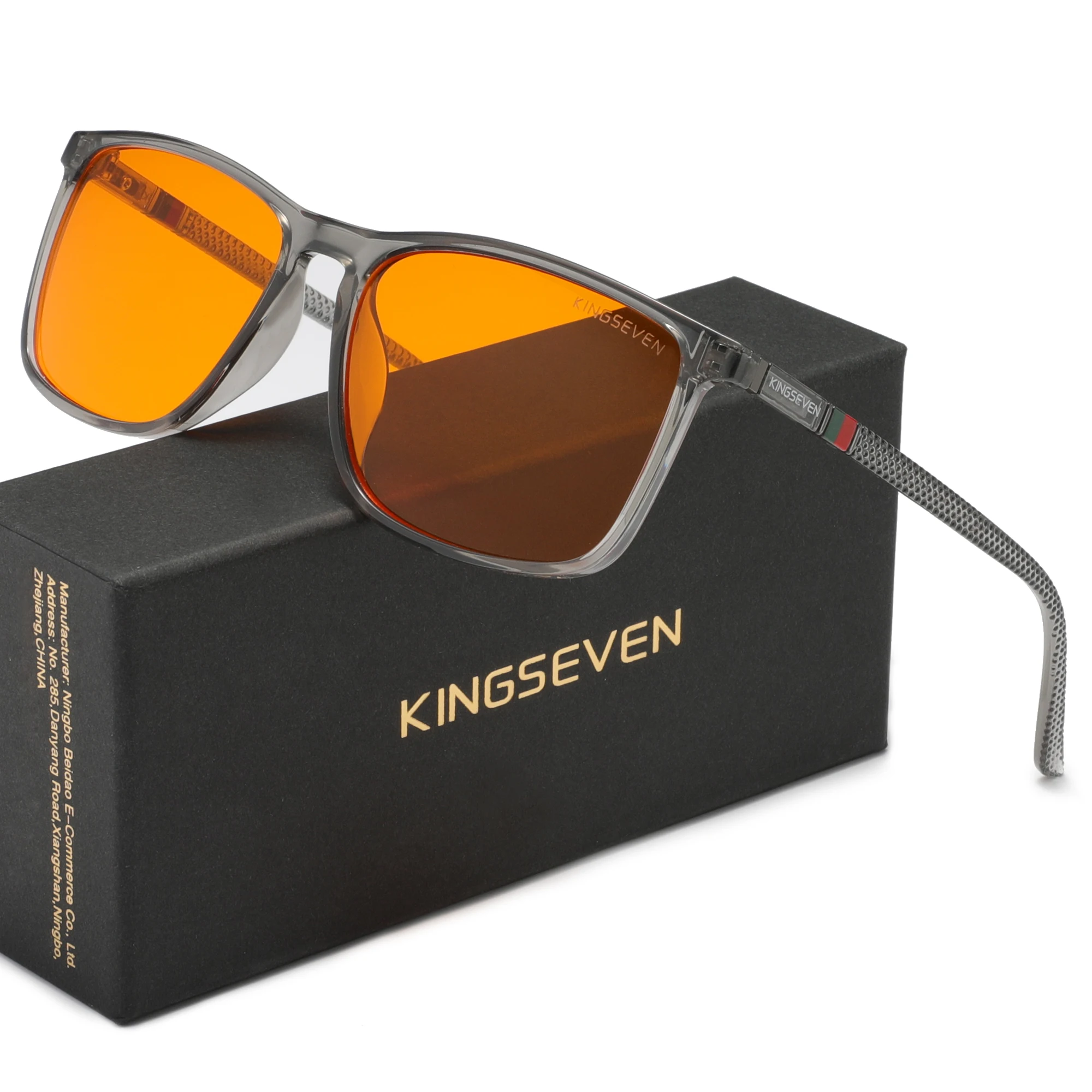 KINGSEVEN Blauw Licht Blokkeren Bril Transparante Lens Mannen/Vrouwen Anti-Blue Ray Brillen Studenten Dagelijks Telefoon Computer Brillen