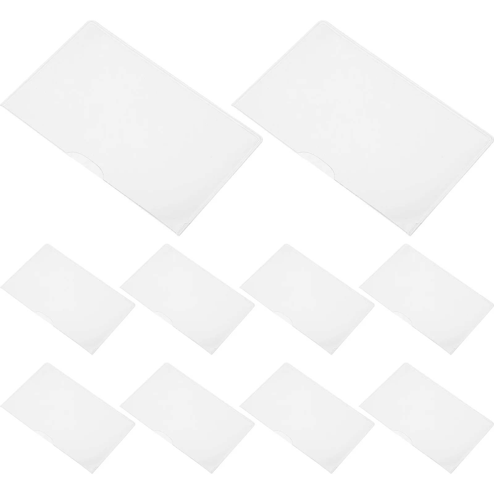 20Pcs Clear Card Protector Sleeves PVC Protection for Social Security Credit Business Cards High Transparency Easy