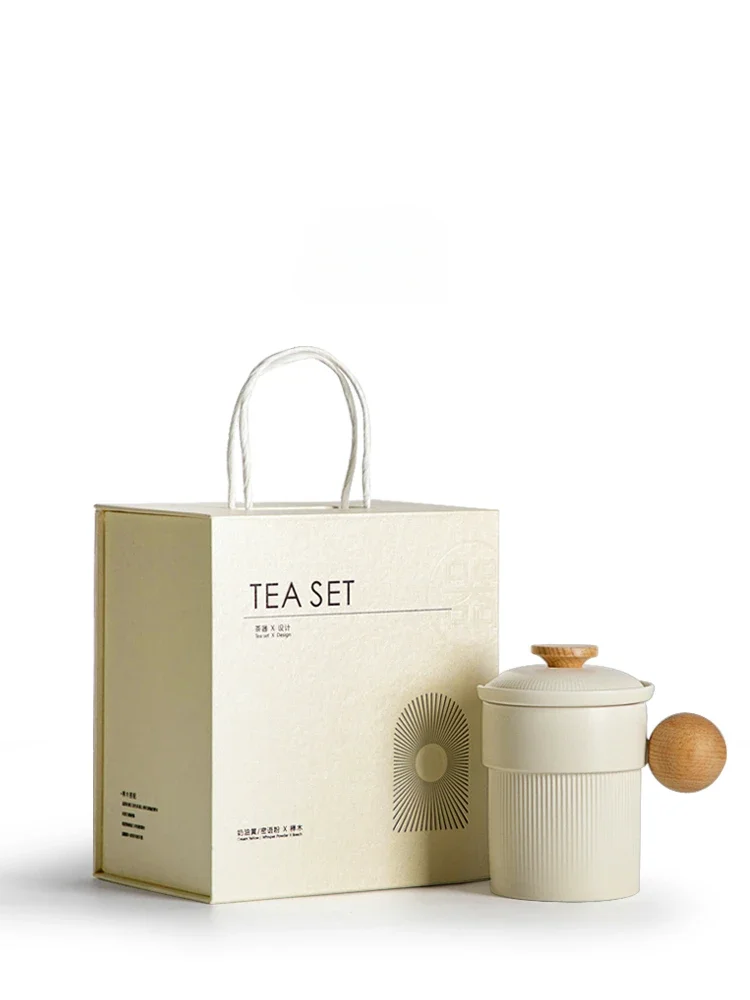 tea cup household tea separation ceramic personal special creative office high value coffee cup