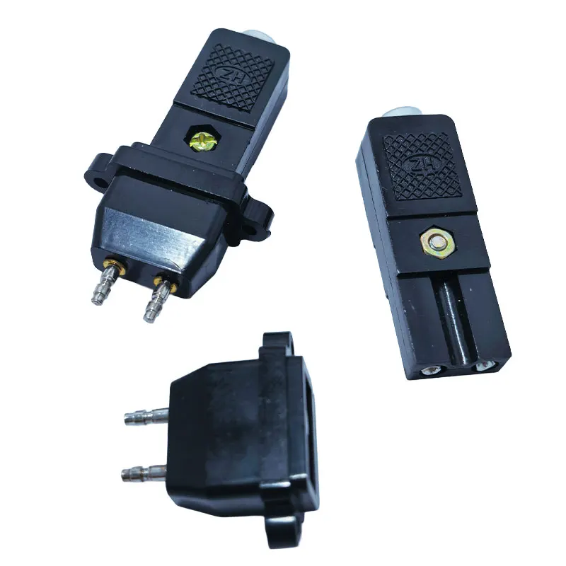 CZ-200 Small Two-Wire Electric Screwdriver Plug 2-Core Power Socket DC Power Plug Connector
