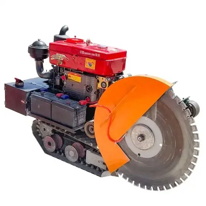 Best-Selling Road Asphalt Tracked Floor Concrete Slotting Machine, Cutting Depth 30cm cutter