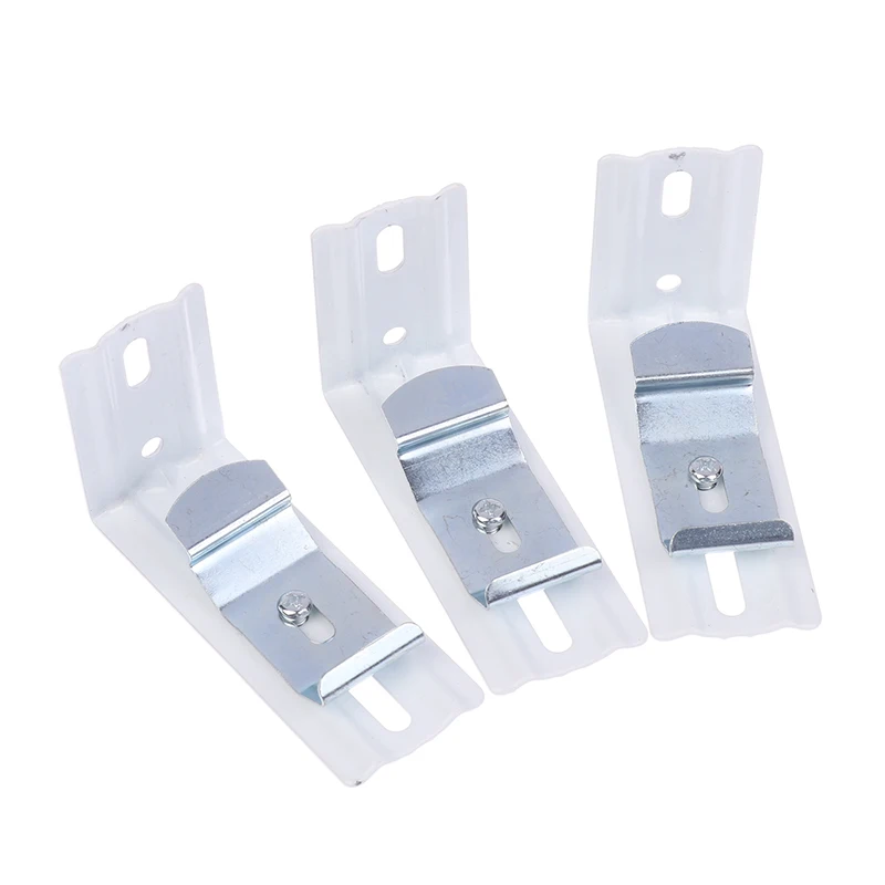 1/2Pcs 3 Inch Vertical Blind Bracket Clips Metal Roller Shutter Pull Curtain Fixing Mounting Holder Installation Accessories
