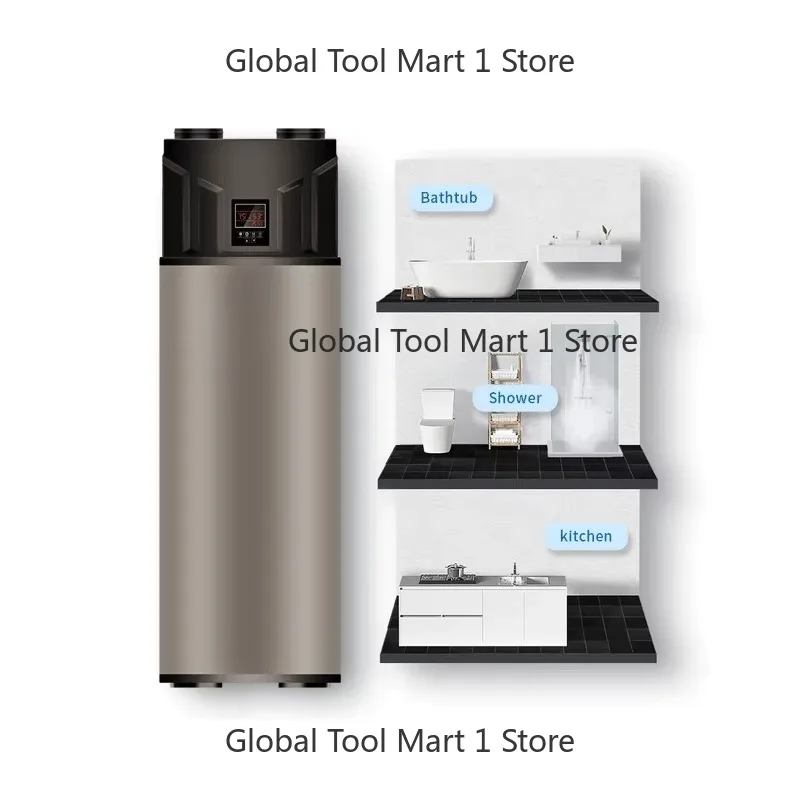 

Air Source Heat Pump R290 All-in-One Air to Water 150-300L Nu Household Hot Water Equipment