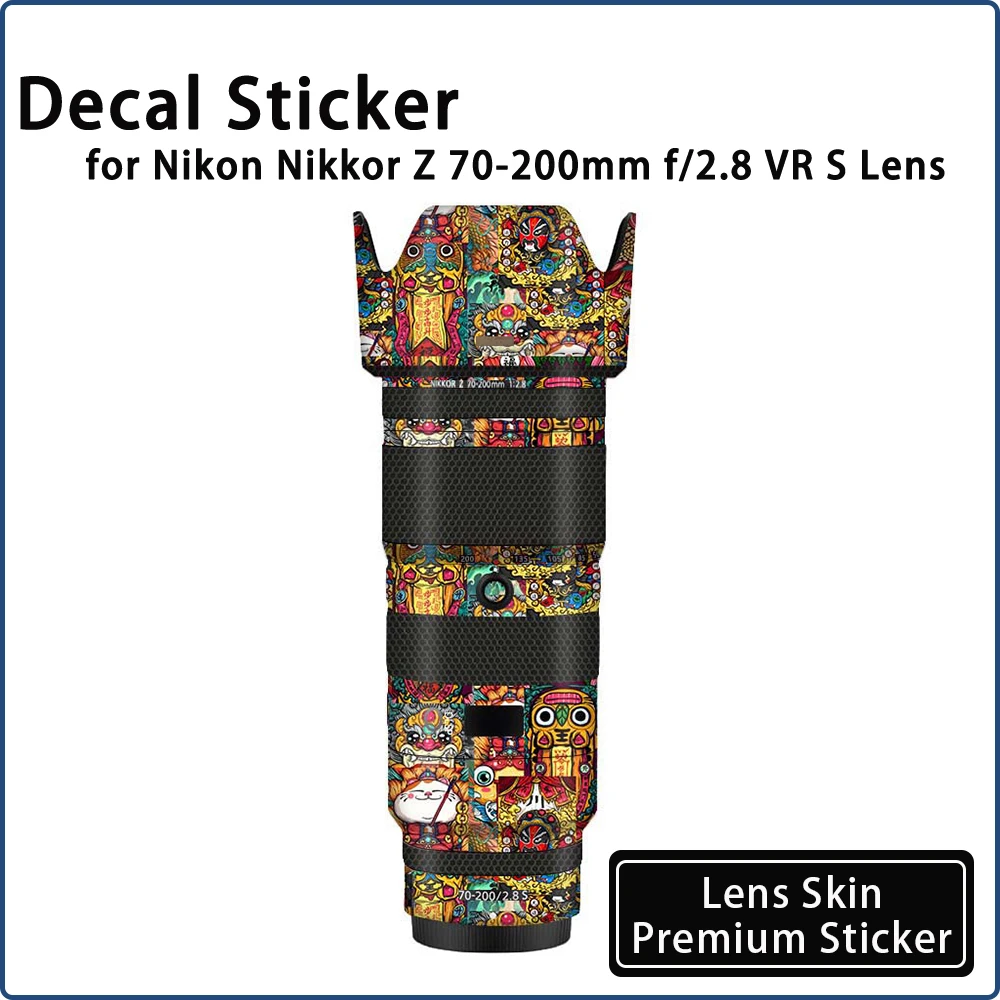

Z70 200F2.8 Decal Sticker 70200 Protective Film Lens Sticker for Nikon Nikkor Z 70-200mm f/2.8 VR S Lens Skin Wrap Cover