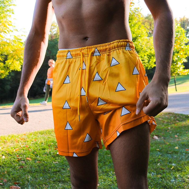 Pantalones cortos de una sola capa con estampado 3D, Shorts deportivos para correr, playa al aire libre, estilo informal de verano