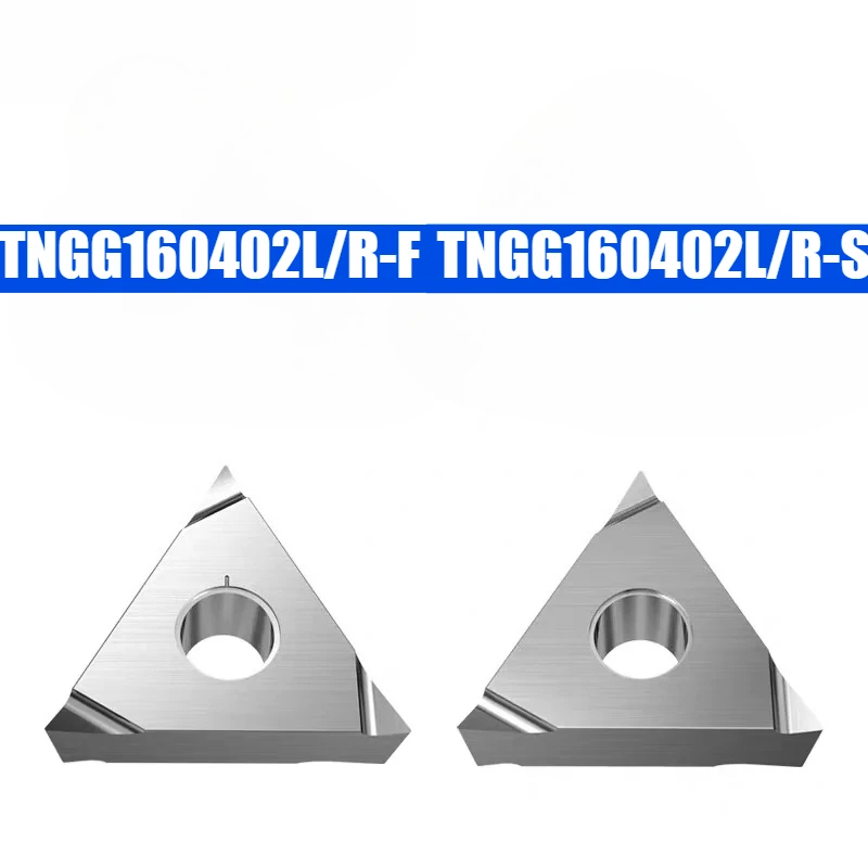 

10 шт., металлическое керамическое лезвие с ЧПУ TNGG160402/04 L/R-S/F, глянцевая прецизионная фреза, зерно, 10 шт.