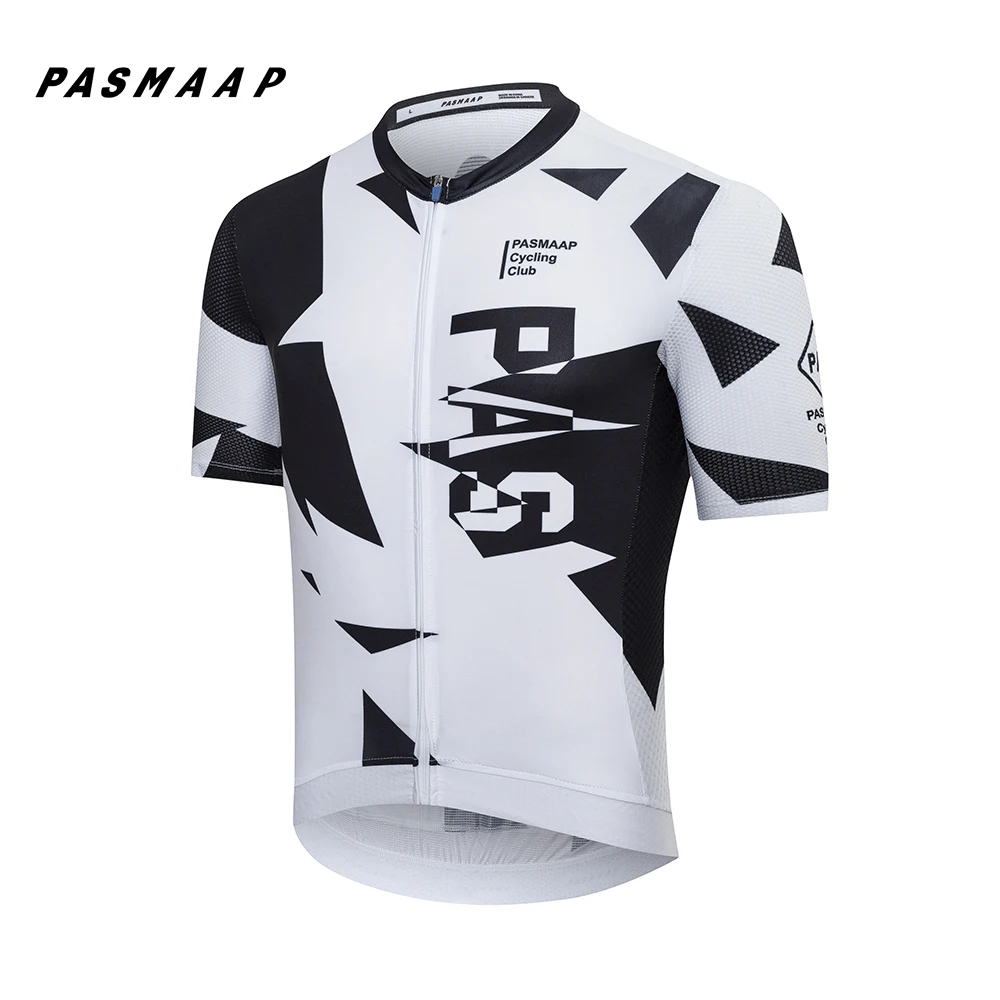 PASMAAP-Midsummer Cycling Jersey for Men, MTB Road Bicycle Shirt, Pro Team, Short Sleeve Bike Clothes, High Quality