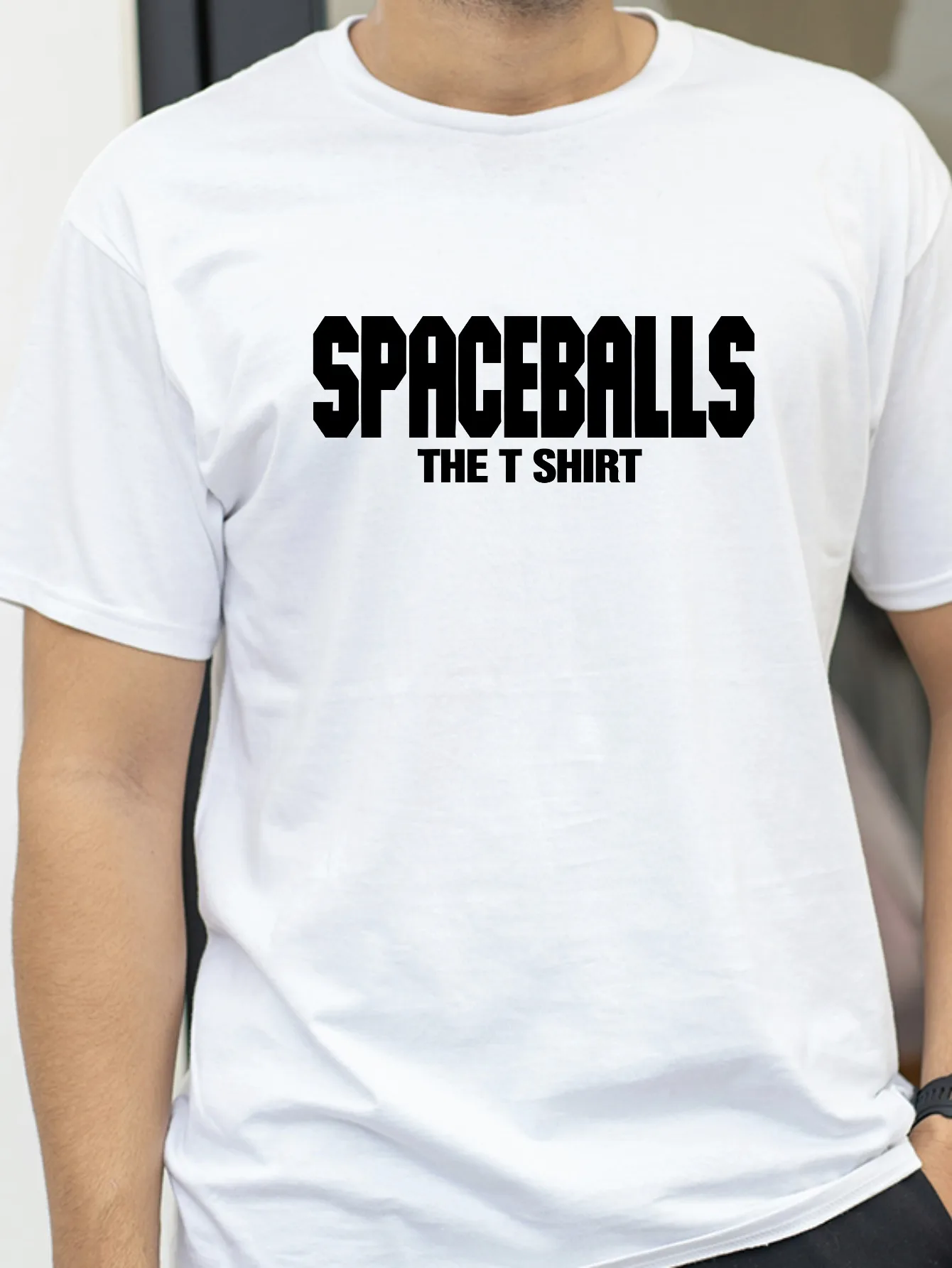 

Men's SPACEBALLS pinrt Graphic t shirt Casual Summer Retro Style T-Shirt fashion Breathable Short Sleeve Round Neck Tees