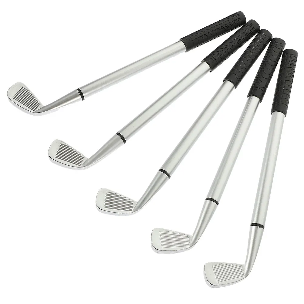 

5 Pcs Golf Club Pen Business Ballpoint Supply Metal Simulation Child Alloy Novelty Tool Pens Funny