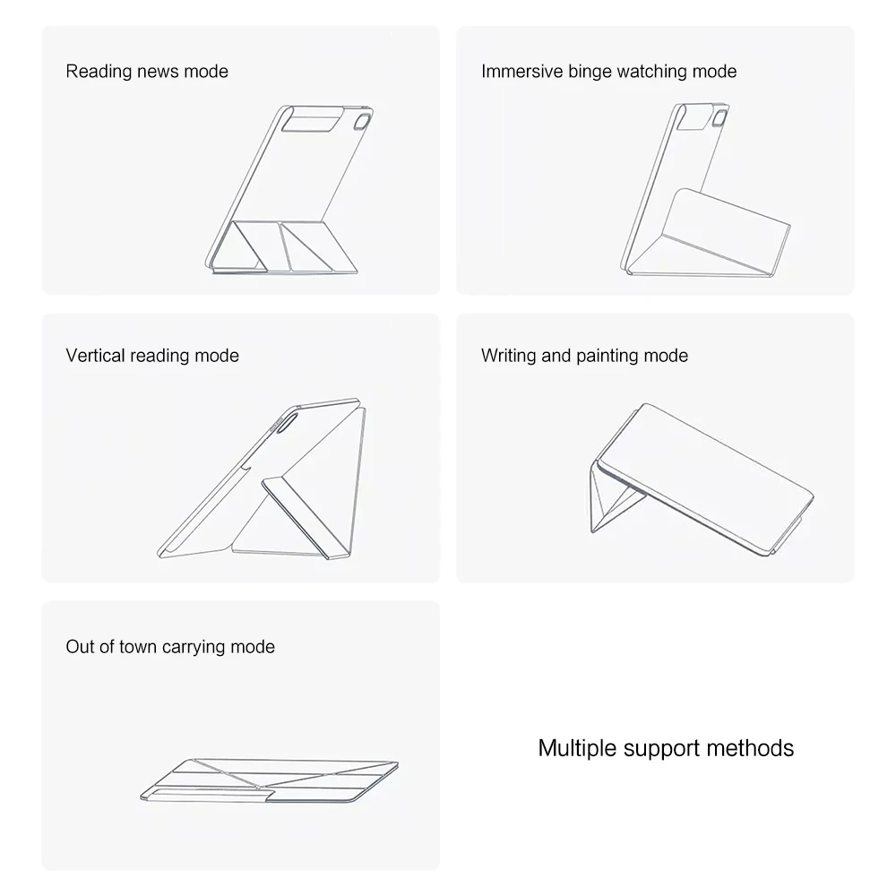 Foldable Strong Magnetic Smart Case for Huawei MatePad Pro Max 13.2 2026 13.2 inch Stand Casing