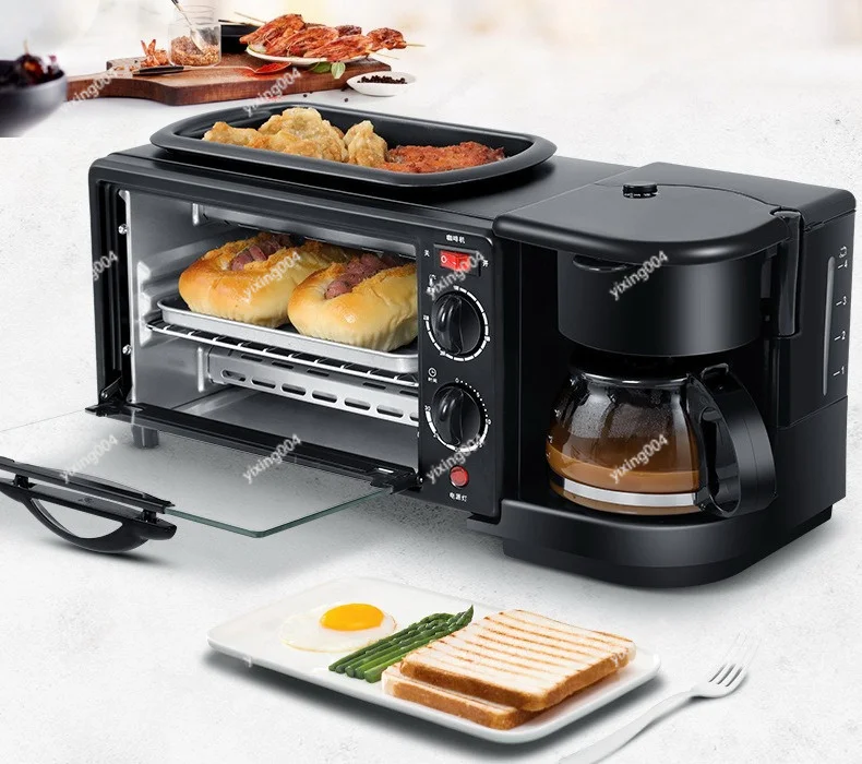 

3 In 1 Multifunctional Breakfast Maker Mini Oven Toaster 110V 220V Household Cooker