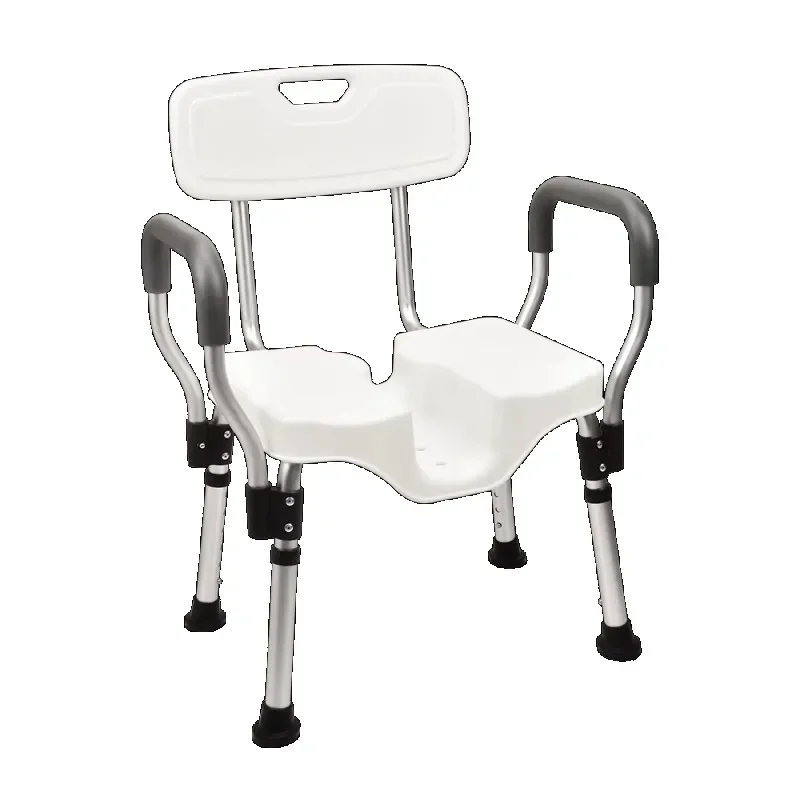 Wholesale Aluminum Height Adjustable Backrest Safety Disabled Elderly Bathroom Shower Chair