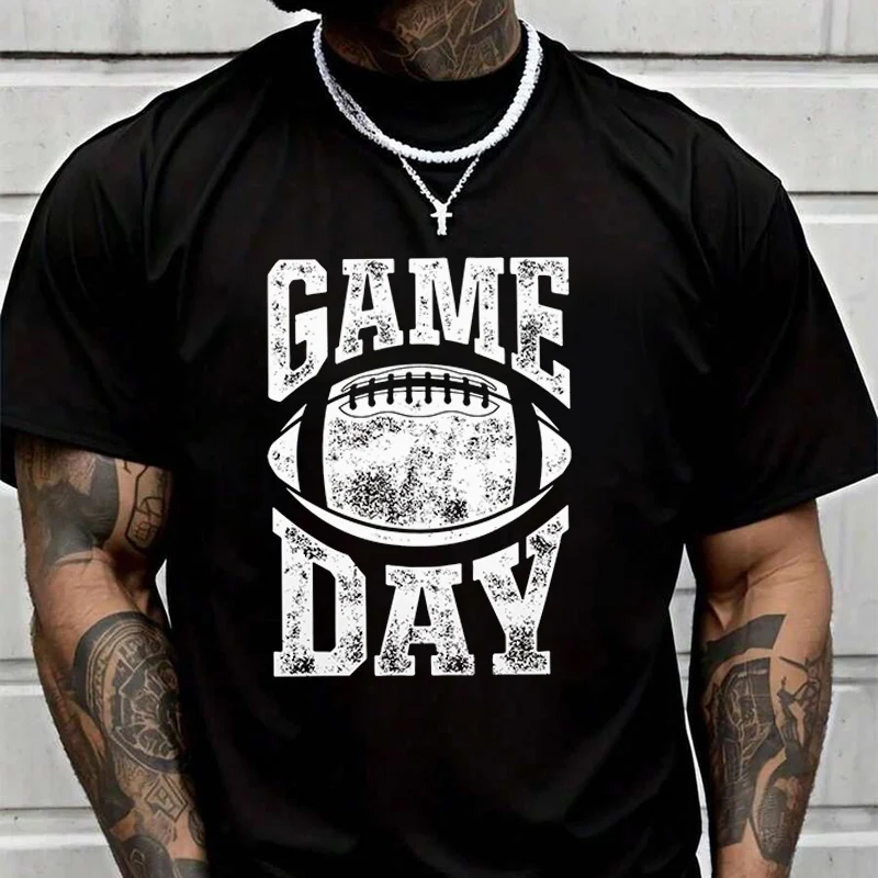 

Мужская и женская летняя винтажная футболка для футбольных матчей, свободная повседневная базовая футболка с коротким рукавом, однотонная, с круглым вырезом, унисекс