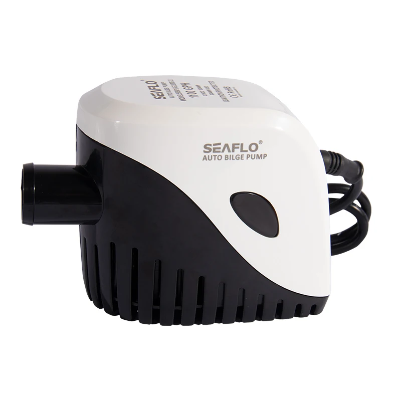 Small pump: boat water pump, 12V/24v DC submersible pump, yacht speedboat drainage automatic bilge pump