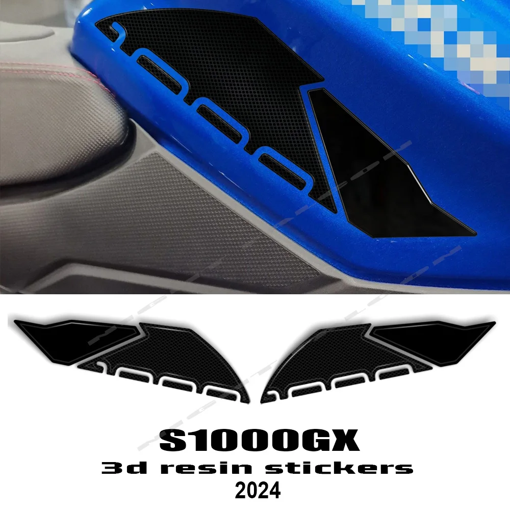 NEW GSX-S1000GX Motorcycle Accessories 3D Stickers Tank Side Protectors for GSX-S1000GX GSX-S 1000 GX 2024-