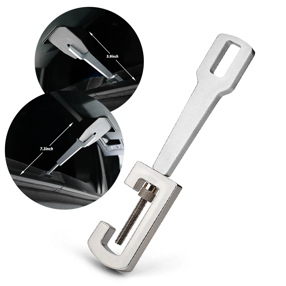 EHDIS 5.9~7.3 Inch Extendable Car Tailgate Bracket Stainless Steel Support Rod Hook for Car Trunk Sturdy Rear Door Fixing Holder