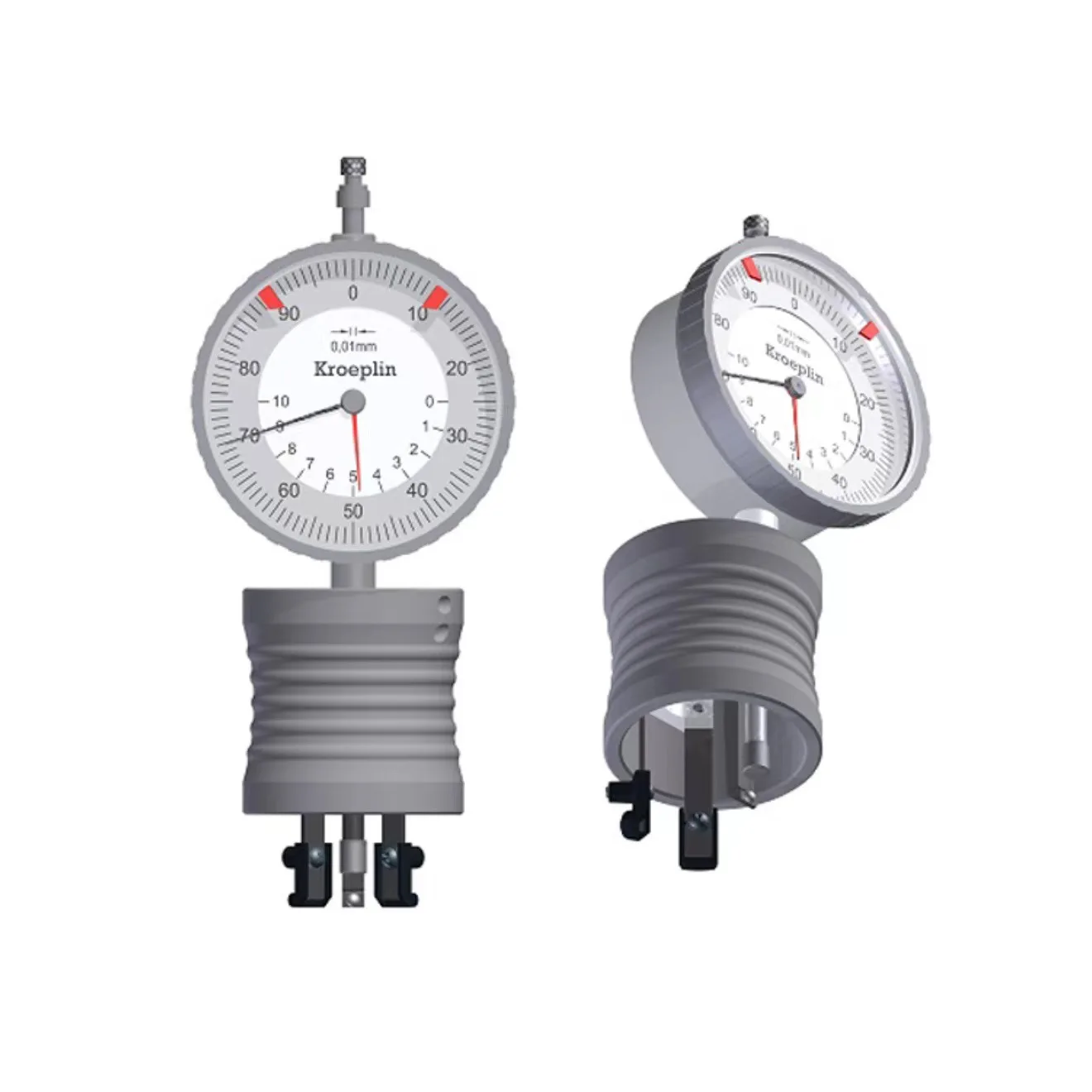 AE2105/A2105 electronic and mechanical calipers for bottle mouth measurement of Kroeplin spray cans