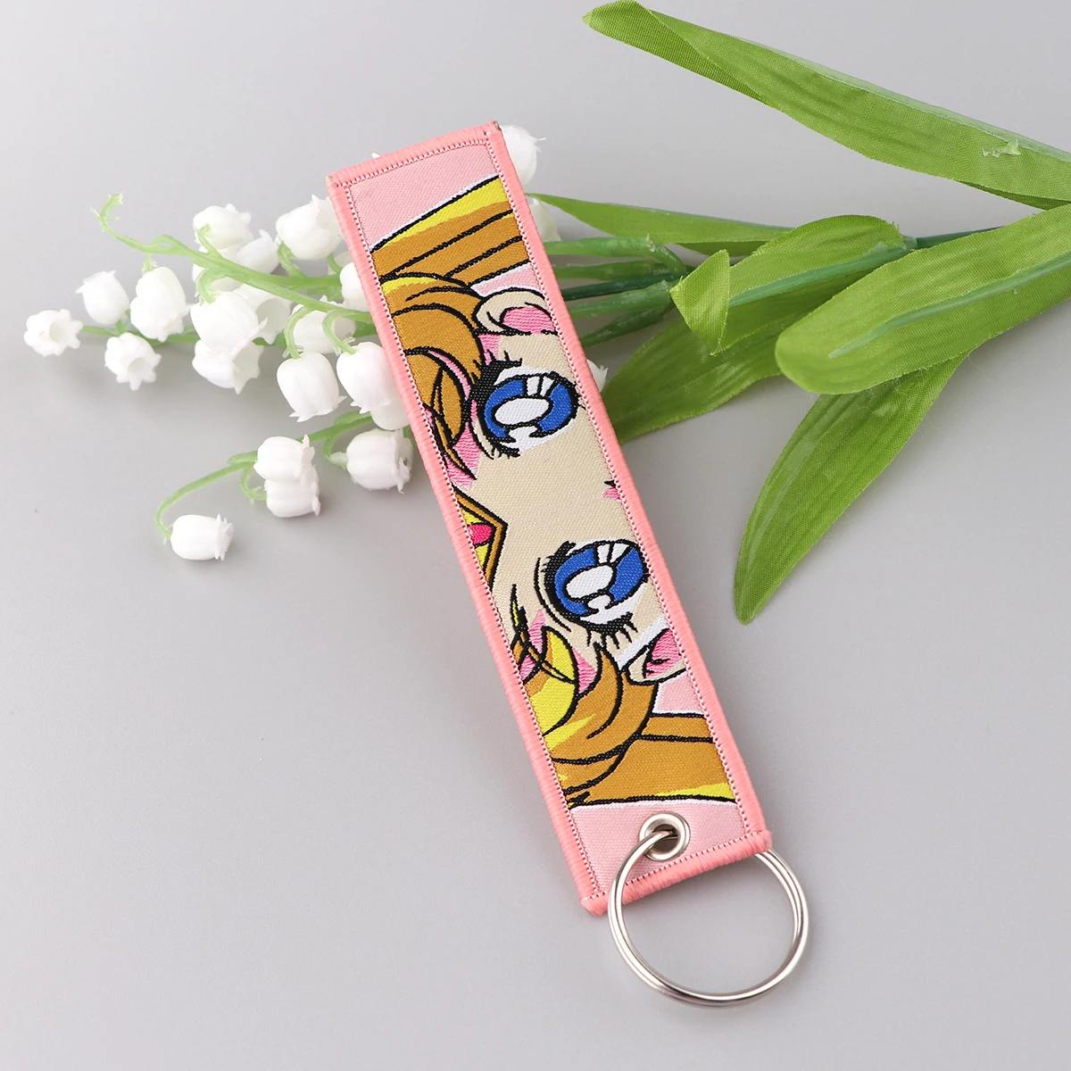 1 ชิ้น พวงกุญแจสายคล้องลายการ์ - Embroidery Charm บทวิจารณ์และราคา