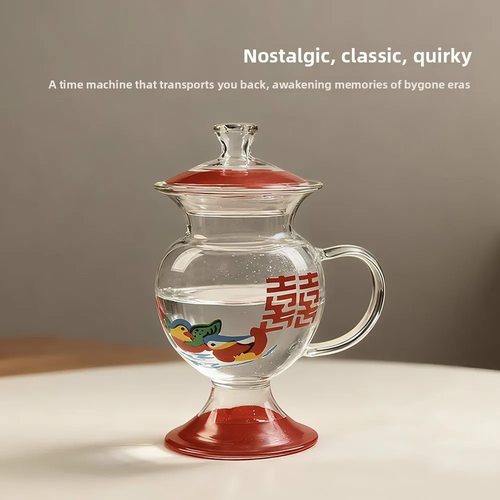 Hot-selling creative funny spittoon water cup glass cup ins high value personality retro gift mug