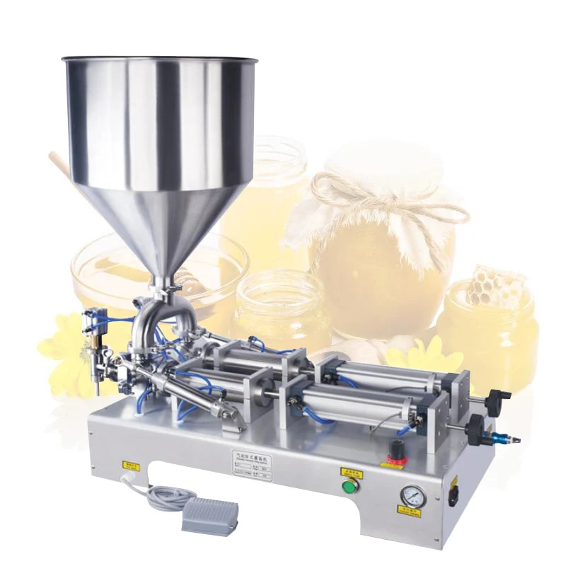 

Sauce Canning Machine Chili Sauce Filling Machine Hot Pot Base Material Automatic Paste Liquid Quantitative Filling Machine