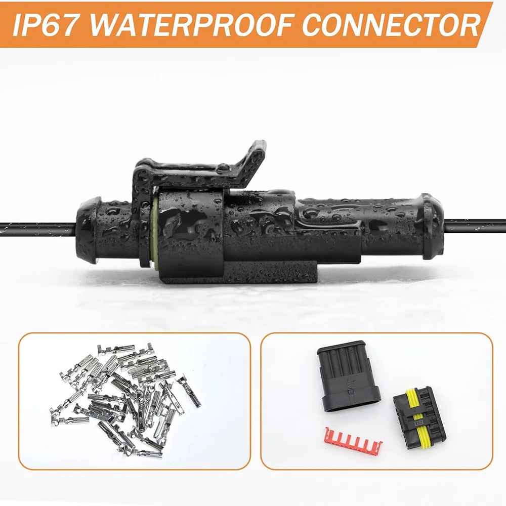 Waterproof Connectors Kit Automotive Wire Connector Electrical In Car Wiring Auto Seal Socket With Ratcheting Wire Crimper