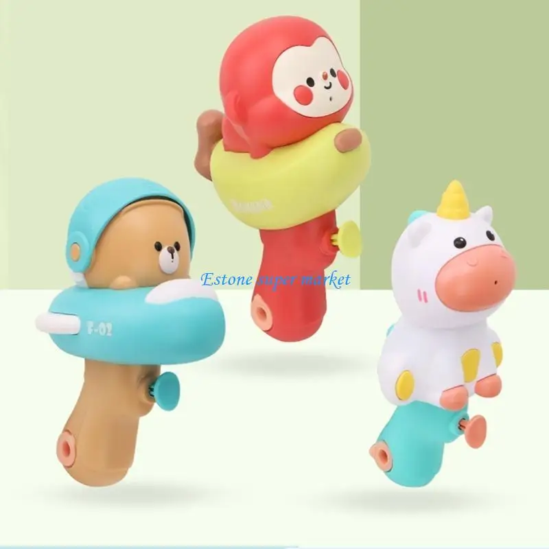 090B Cartoon Animal Water Guns Toy Burst Summer Play Water Toy Portable Handhold Summer Seasides Toy Kids Water Fight Toy