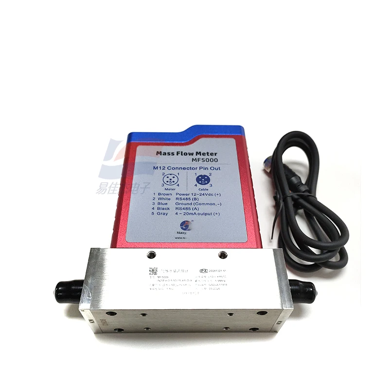 MF5006-N2M-E-0.5-50-15-AB-D-A Thermal Gas Mass Flowmeter NPT Threaded Connection High Precision