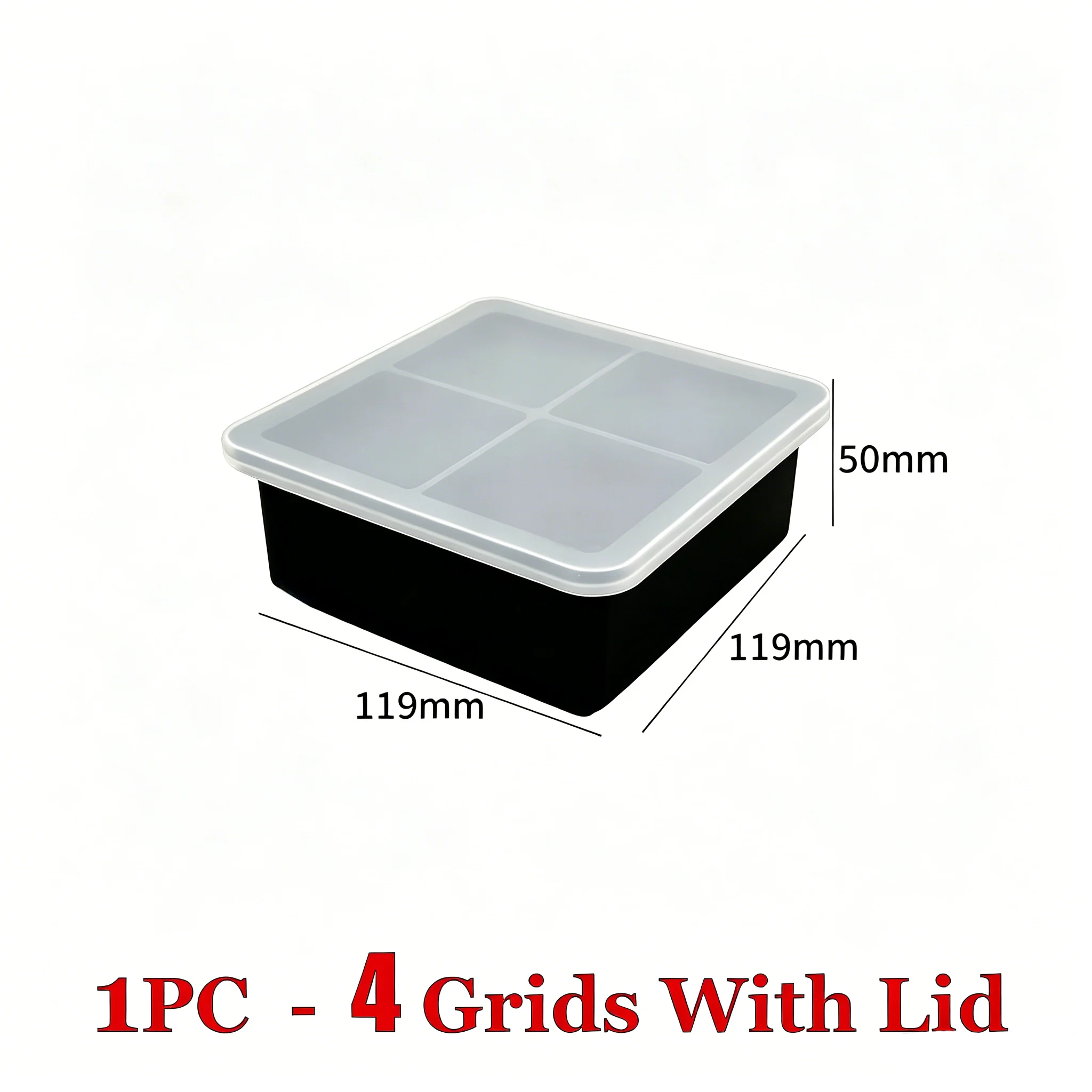 4G with lid 1pc