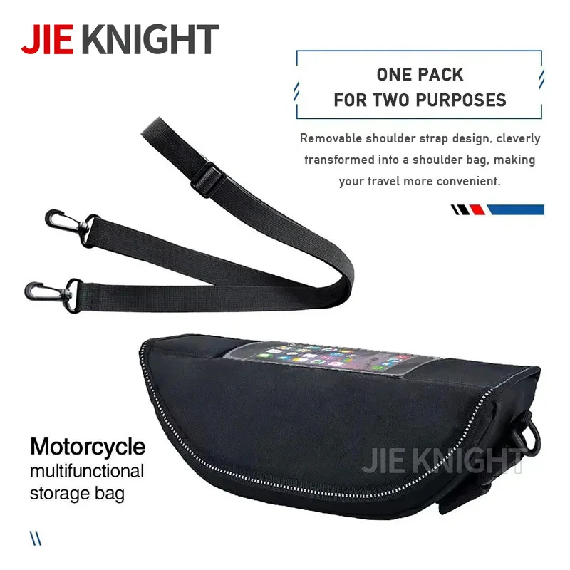 For Kove 800X 2024 Motorcycle Handlebar Travel Bag Motorcycle Waterproof And Dustproof Handlebar Storage Bag