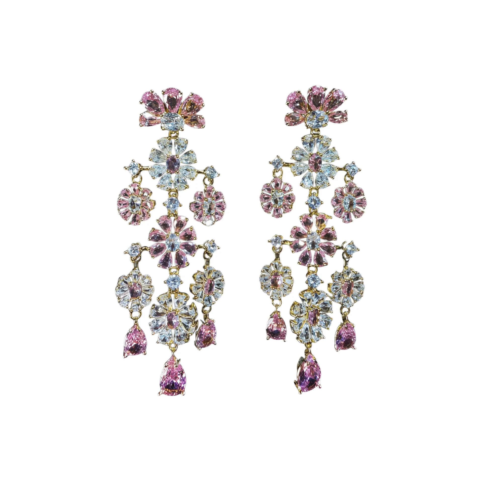 

Luxury Shiny Zircon Pearl Round Earrings Female High Grade Exaggerated Style Fashion Drop Earring Premium Jewelry Gift