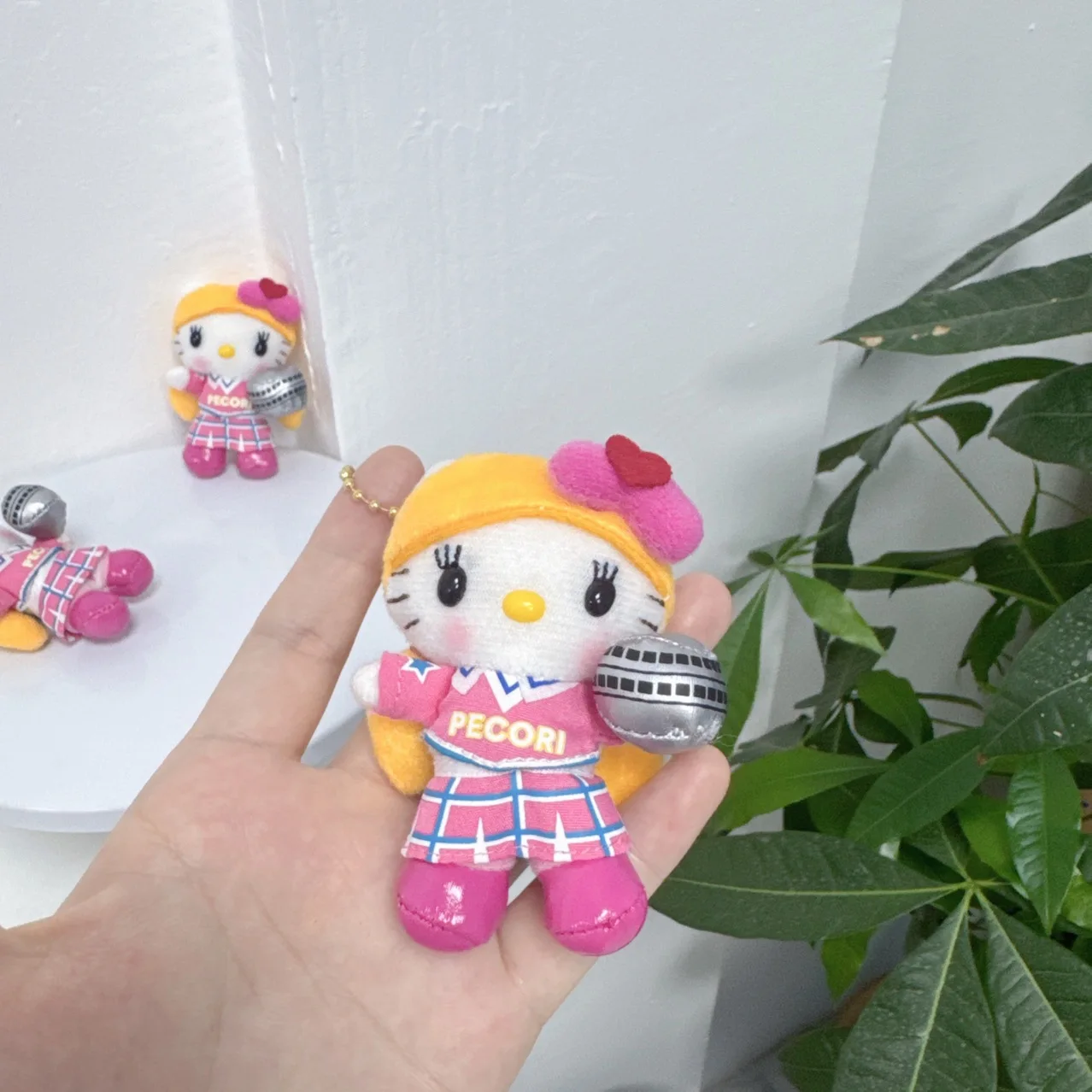 チアリーディング ダブルポニーテール ハローキティ ヴィンテージ ミニバックパック キーホルダー ぬいぐるみ おもちゃ ペンダント 日本 韓国 可愛い 女の子 ギフト