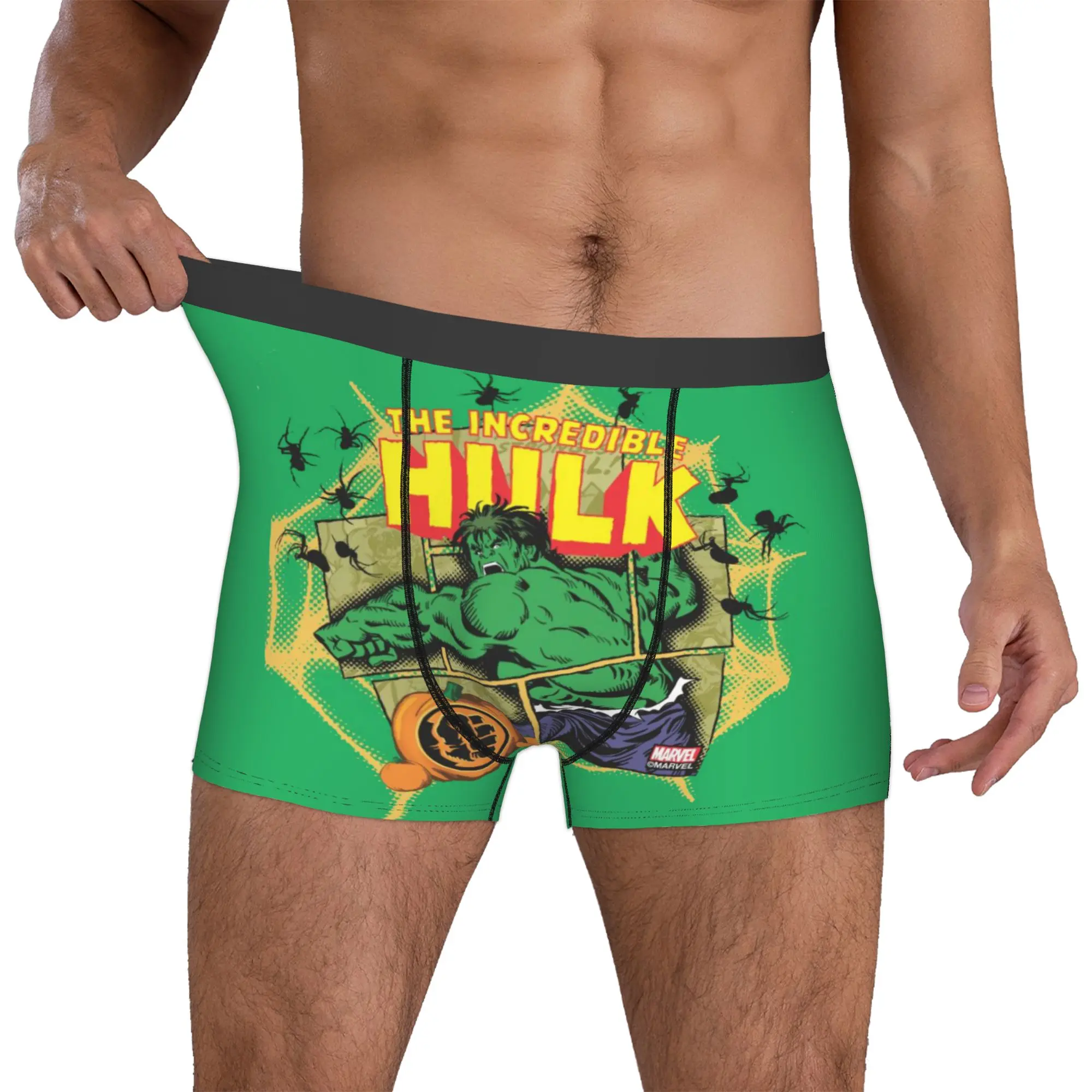 

Custom H-Hulk Comic Art Boxers Shorts Mens Briefs Underwear Funny Underpants