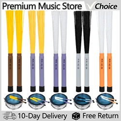 IRIN 1 Pair Drum Brushes Drumstick AS-36 Nylon Wire Jazz Drum Sticks Brushes Rod Percussion Instrument Accessories Parts