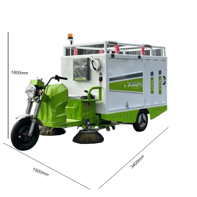 High Efficiency Leaf Collection Vehicle Municipal Electric Truck Ride on Floor Sweeper Machine Road Sweeper