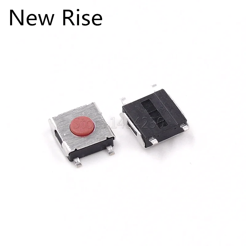 100Pcs 4Pin 5Pin Red SMD 6x6mm Tact Push Button Switch 6*6*2.5MM 6*6*3.1MM Micro switch 6x6x3.1mm 6x6x2.5mm Momentary Switch