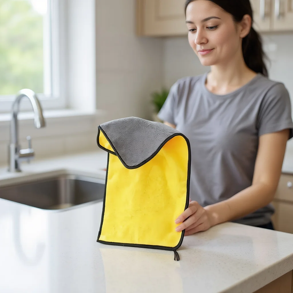 منشفة تجفيف السيارة من الألياف الدقيقة فائق القطيفة - آمنة للطلاء للغسيل والتفصيل