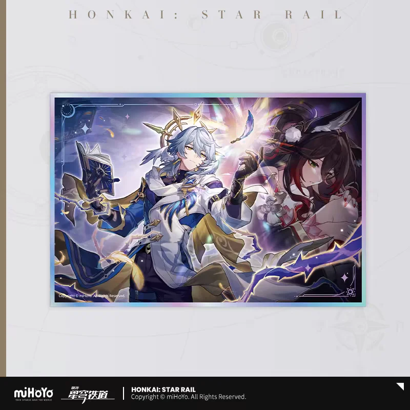 Pre Sale miHoYo Official Honkai Star Rail Starry Travel Series Acrylic Color Paper Anime Fashion Surrounding Cosplay Gifts 3