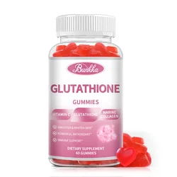 Glutathione Gummies Anti-Aging Whitening Gummies Skin Glow Vitamins Gummies Beauty Health Supplement Original Gummy 60PCS/Bottle