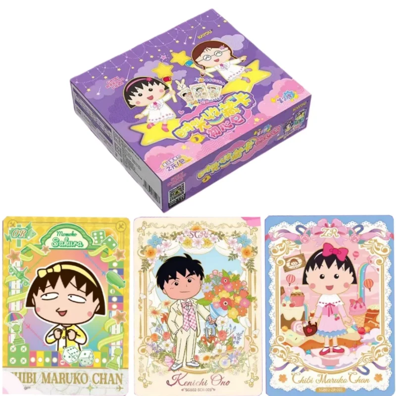 

KAYOU натуральная карта Chibi Maruko-chan, серия времени, пакет для начинающих, редкие CR вишневые десертные карты, коллекционная аниме-карта, игрушка в подарок