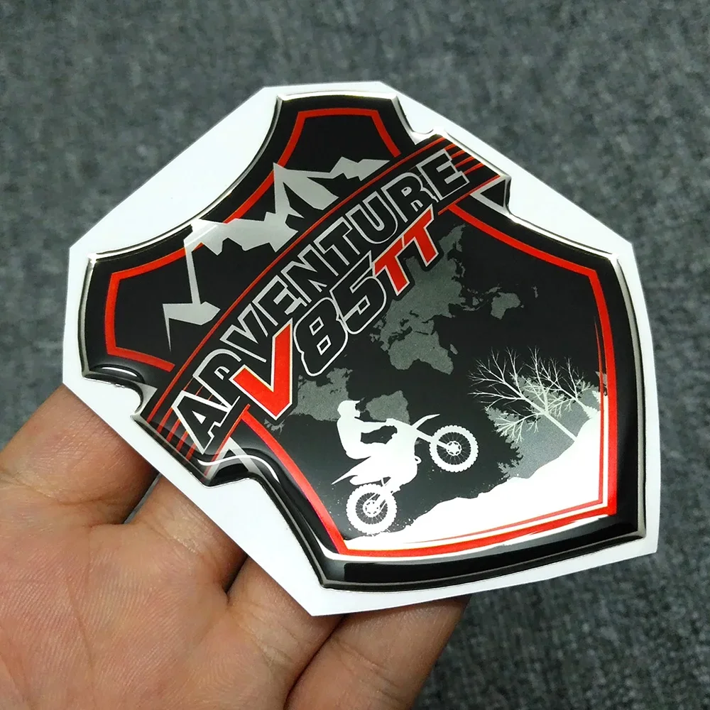 Koffer Kofferraum v85tt für Moto Guzzi v 85 tt Tank Pad Protector Aufkleber Aufkleber Gepäck Emblem Logo