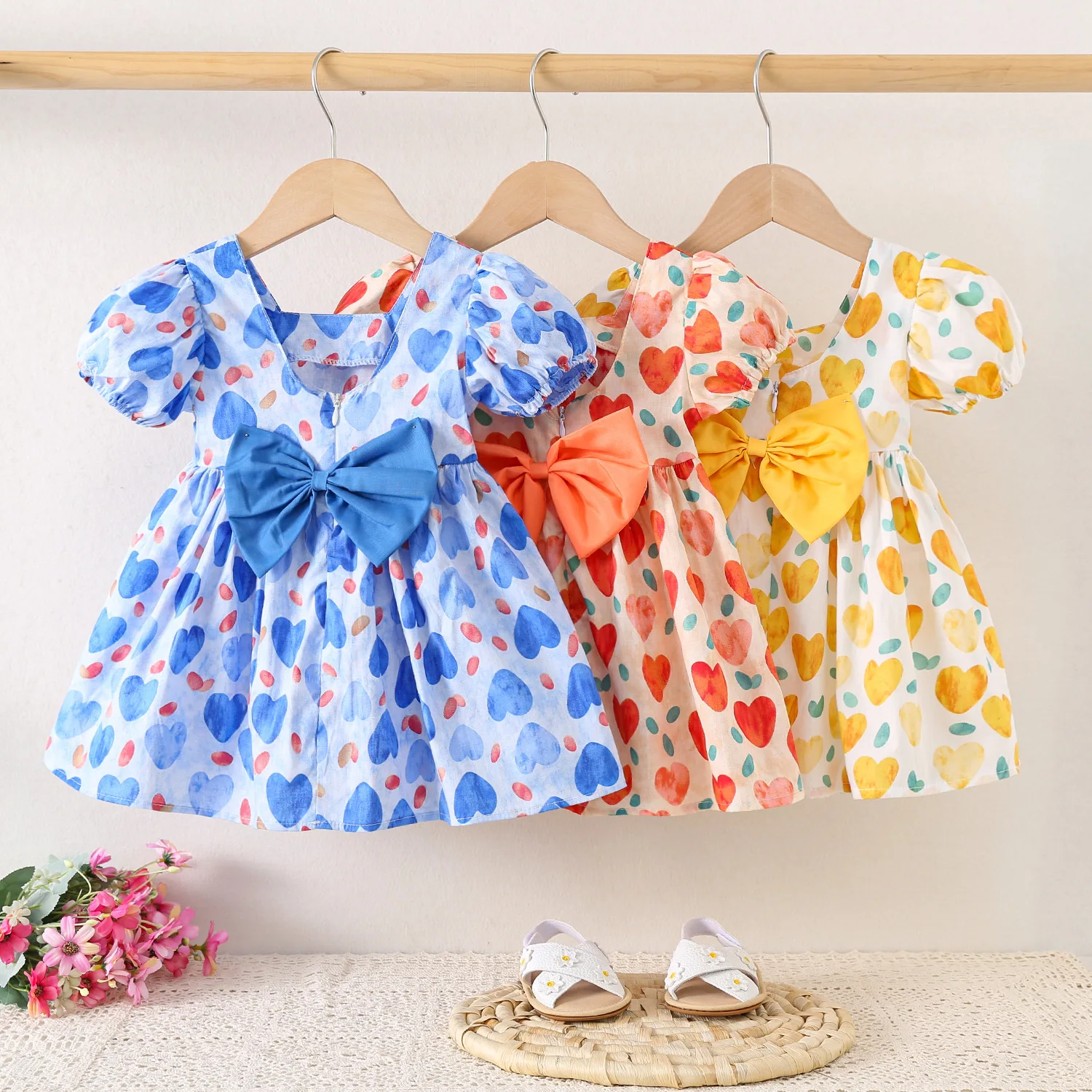 bebe-recem-nascido-meninas-vestido-roupas-casuais-impressao-arco-vestido-de-manga-curta-para-roupas-da-menina-do-bebe-primeiro-aniversario-vestidos-de-princesa