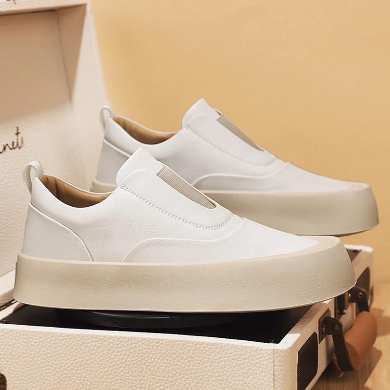Men Casual Shoes Outdoor Comfortable Walking Shoes Fashion Men Sport Shoes 2024 New Slip-on Men Shoes Platform High-Quality