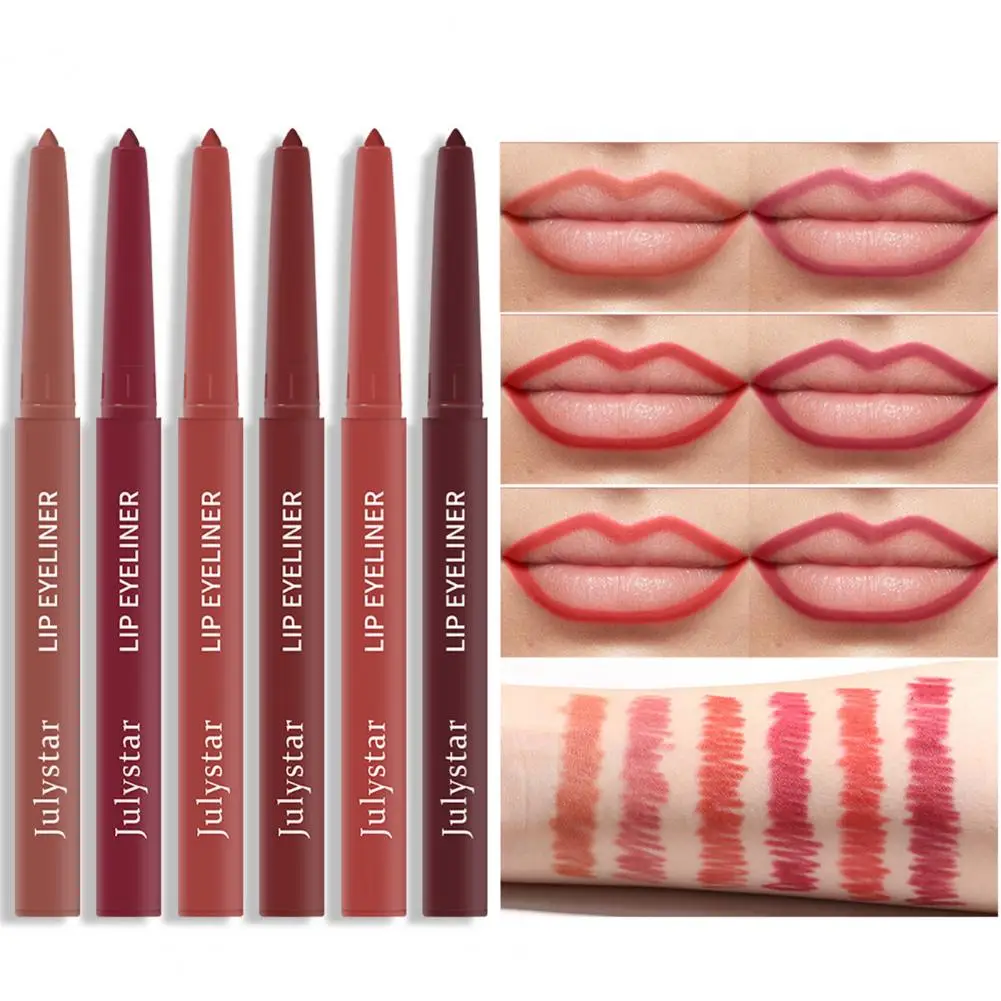 0.5g Compact Lip Liner Cosmetic Tool Anti-fade Safe Ingredients Non Decolorizing Lip Pencil  Lip Pencil Lips Makeup